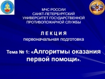 МЧС РОССИИ САНКТ-ПЕТЕРБУРГСКИЙ УНИВЕРСИТЕТ ГОСУДАРСТВЕННОЙ ПРОТИВОПОЖАРНОЙ