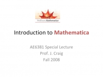 Introduction to Mathematica