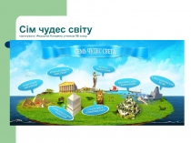 Сім чудес світу підготувала :Федорчук Катерина, учениця 5Б класу