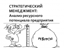 СТРАТЕГИЧЕСКИЙ МЕНЕДЖМЕНТ:
Анализ ресурсного потенциала предприятия