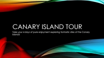 Canary island tour