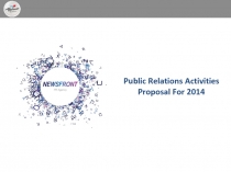 Public Relations Activities Proposal For 2014