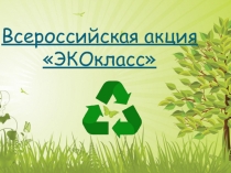 Всероссийская акция  ЭКОкласс