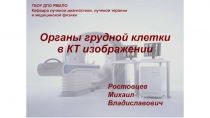 Органы грудной клетки в КТ изображении