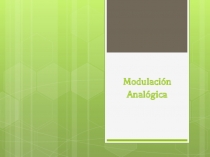 Modulación Analógica