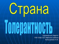 Социальный педагог
ГОУ СОШ 333 Невского района
Большакова