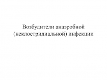 Возбудители анаэробной ( неклостридиальной ) инфекции