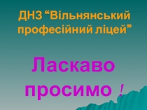 ДНЗ “Вільнянський професійний ліцей”