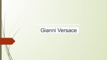 Gianni Versace