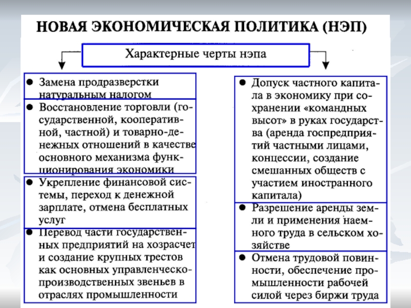 В нэповскую экономику внедрялись элементы долгосрочного планирования первым был план