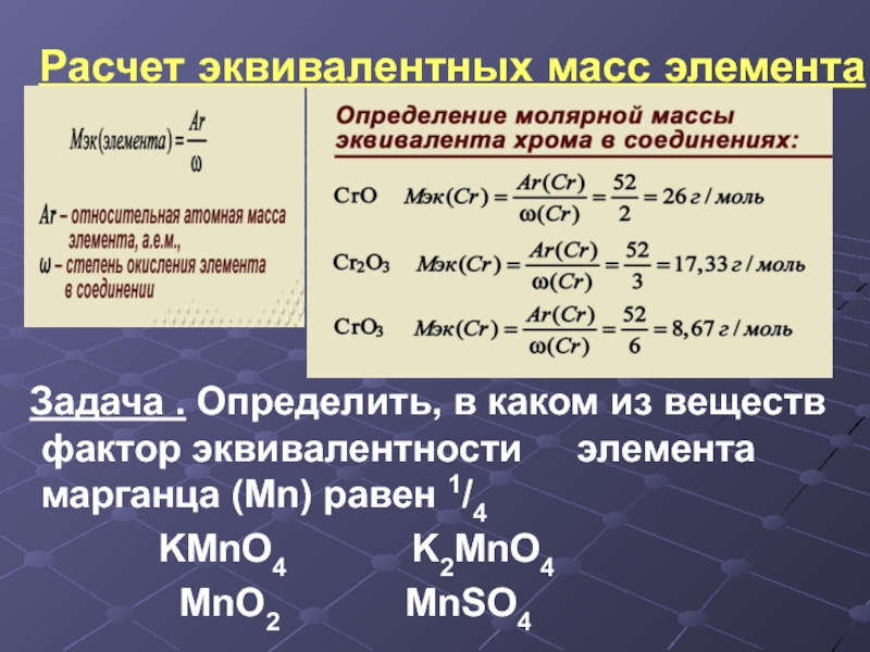 Масса образца это в химии