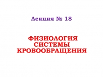 Лекция № 18