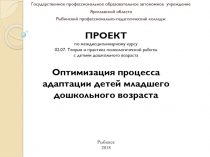 ПРОЕКТ по междисциплинарному курсу 02.07. Теория и практика психологической