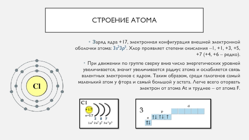 Заряд ядра атома элемента с электронной. Хлор электронная конфигурация внешнего слоя. Схема электронной оболочки хлора. Электронно-графическая схема атома хлора. Строение электронных оболочек атомов хлор.