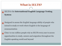 What is IELTS?