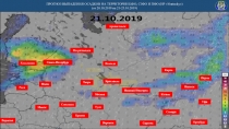 ПРОГНОЗ ВЫПАДЕНИЯ ОСАДКОВ НА ТЕРРИТОРИИ ЦФО, СЗФО И ПФО (ИР  Ventusky )
( от