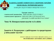 НАЦІОНАЛЬНИЙ УНІВЕРСИТЕТ ОБОРОНИ УКРАЇНИ
ІМЕНІ ІВАНА ЧЕРНЯХОВСЬКОГО
КАФЕДРА