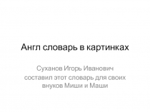 Англ словарь в картинках