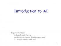Introduction to AI