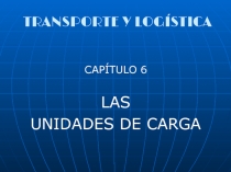 TRANSPORTE Y LOGÍSTICA