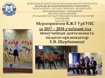 Федеральное агентство железнодорожного транспорта Колледж железнодорожного