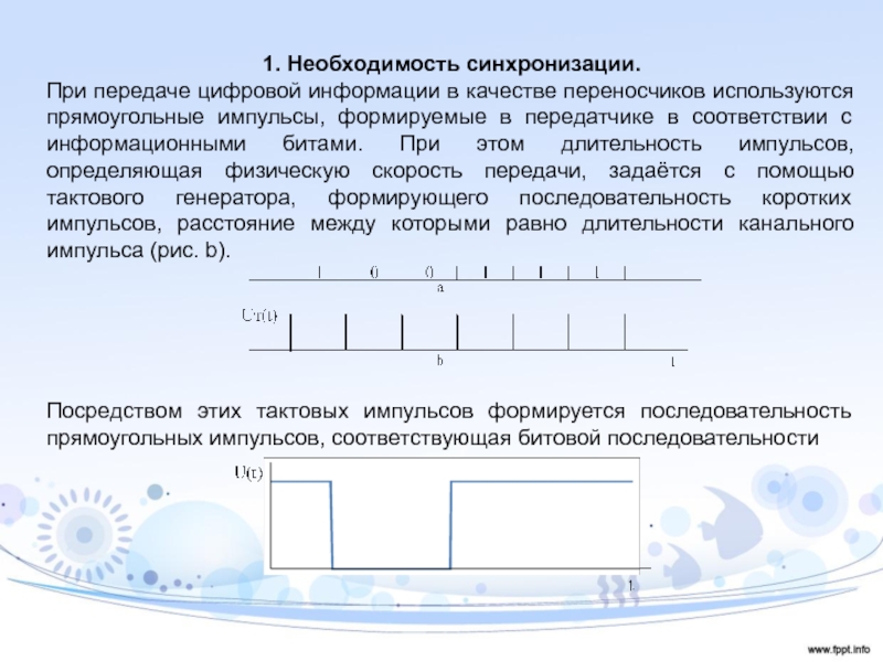 1 необходимости. Синхронизация при передаче данных. Синхронизация в цифровых системах передачи. Виды синхронизации в цифровых системах передачи. Частотная синхронизация.