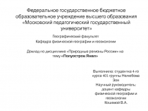 Федеральное государственное бюджетное образовательное учреждение высшего