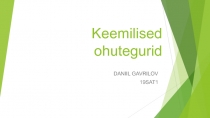 Keemilised ohutegurid