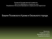 Псковский Государственный Университет
Институт образования и социальных