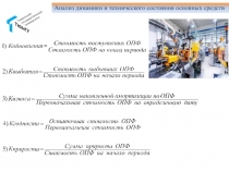 Анализ динамики и технического состояния основных средств