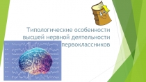 Типологические особенности высшей нервной деятельности первоклассников