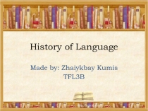 History of Language