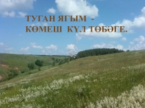 Туган ягым - К өмеш Күл төбәге