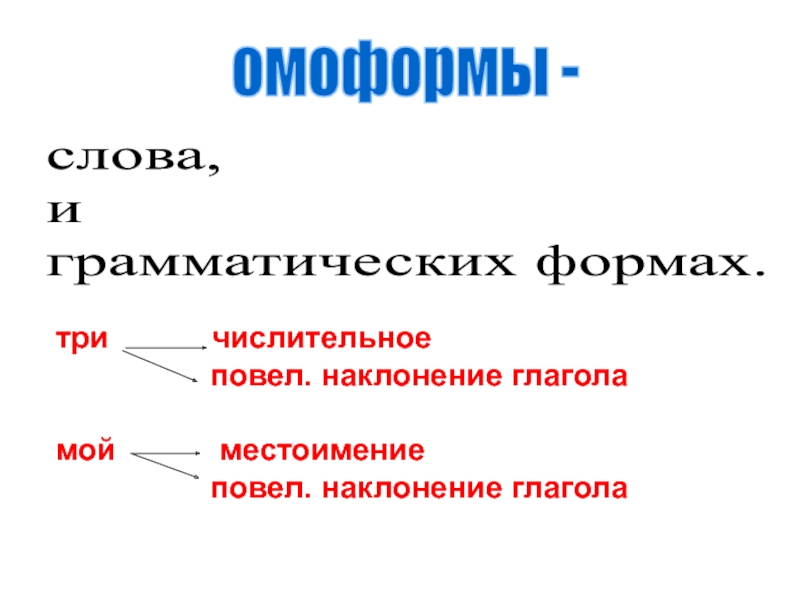 Три числительное