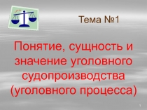 Тема №1