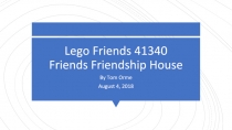 Lego Friends 41340 Friends Friendship House