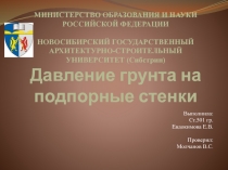 МИНИСТЕРСТВО ОБРАЗОВАНИЯ И НАУКИ РОССИЙСКОЙ ФЕДЕРАЦИИ НОВОСИБИРСКИЙ