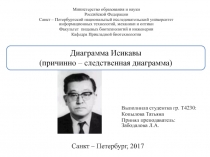 Министерство образования и науки
Российской Федерации
Санкт – Петербургский