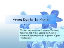 F rom Kyoto to Paris