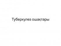 Туберкулез ошақтары