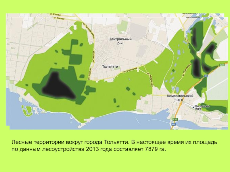 Карта тольятти и пригорода