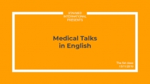 Medical Talks in English