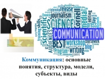 Коммуникация : основные понятия, структура, модели, субъекты, виды