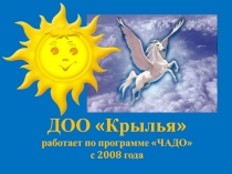 ДОО Крылья работает по программе ЧАДО с 2008 года