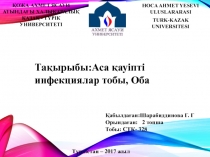 ҚОЖА АХМЕТ ЯСАУИ АТЫНДАҒЫ ХАЛЫҚАРАЛЫҚ ҚАЗАҚ - ТҮРІК УНИВЕРСИТЕТІ
HOCA AHMET