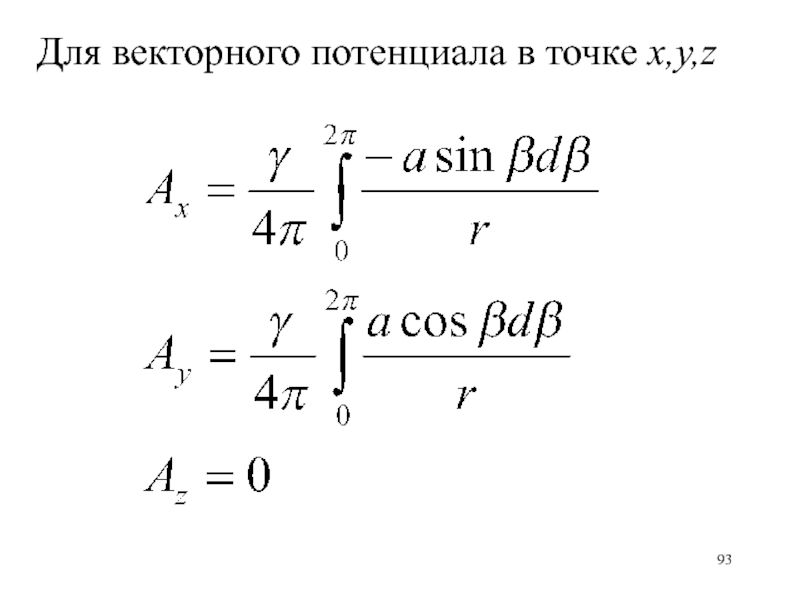 Потенциальное векторное. Векторный потенциал электромагнитного поля. Векторный потенциал. Уравнение для векторного потенциала. Скалярный и векторный потенциалы.