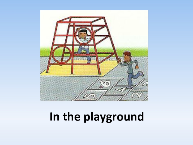 In the playground