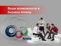 Ваши возможности в бизнесе Amway