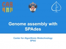 Genome assembly with SPAdes