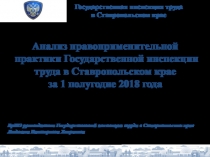 Анализ правоприменительной практики Государственной инспекции труда в